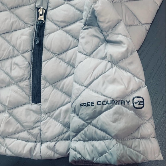 Puffer Jacket Free Country Puffer Feather 🪶 Padded Jacket . size Small - Picture 4 of 13